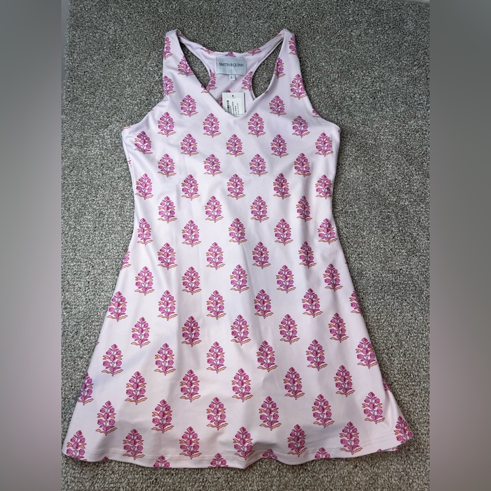 Women’s Pink Floral Women's Casual Active Dress - NEW- Large